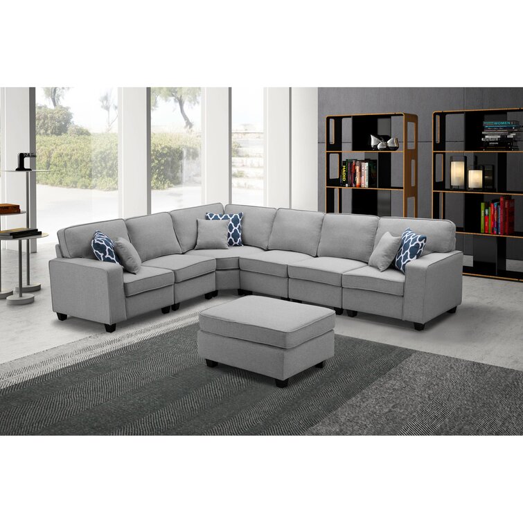 Laureen 123.5 reversible modular shop sectional